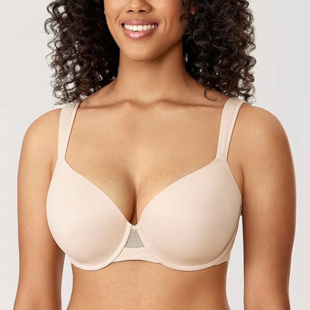 Aisilin Nude Seamless Underwire Bra 38D NEW